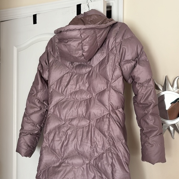 THE NORTH FACE LADIES DUSTY PINK MISS METRO DOWN HOODIE 550 PARKA COAT-S-VINTAGE - Picture 12 of 16